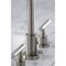 Kingston Brass FSC8938CML Manhattan Widespread Bathroom Faucet W/ Brass Pop-Up, Nickel FSC8938CML - alternate 4